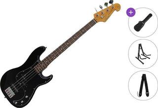Bajo de 4 cuerdas SX SPJ62+ Standard SET Black Bajo de 4 cuerdas