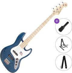 Električna bas gitara SX SJB75 Standard SET Trans Blue Električna bas gitara