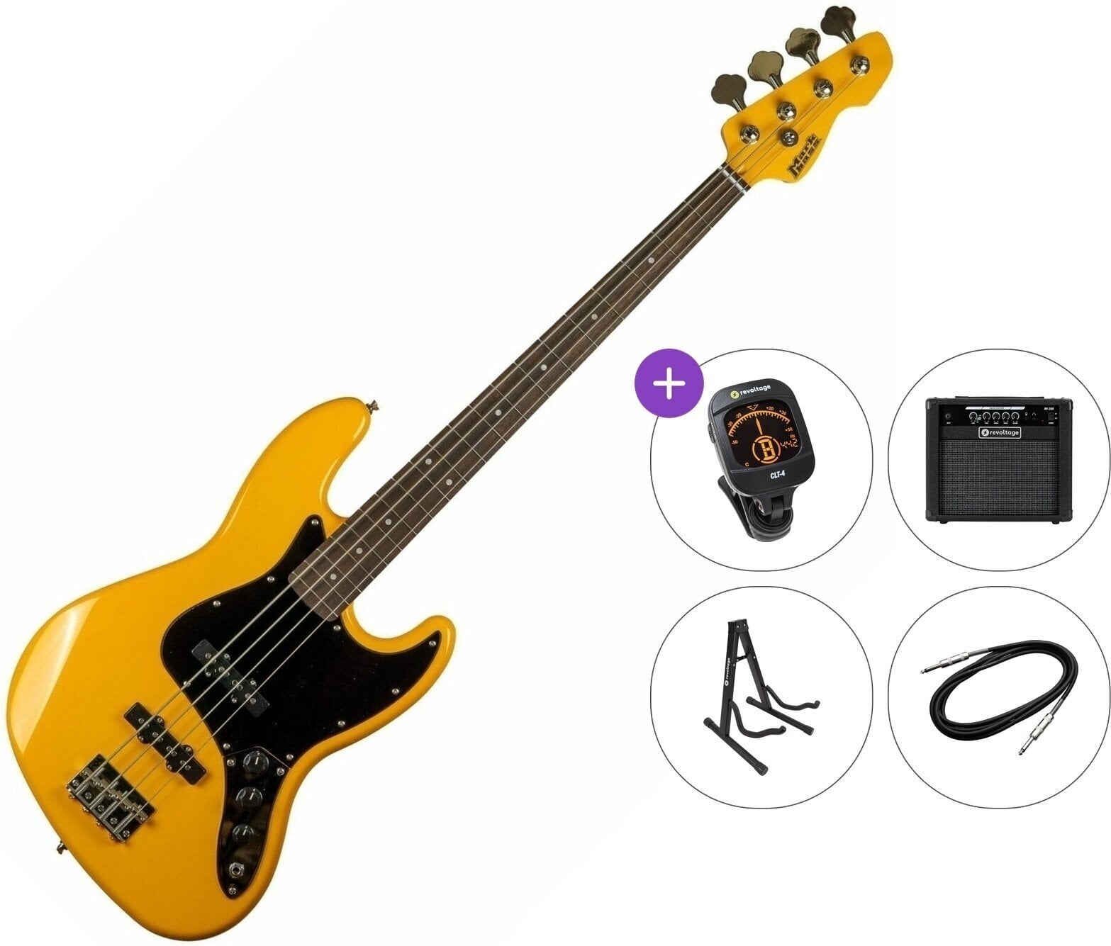 Електрическа бас китара Markbass Yellow JB Premium SET Електрическа бас китара