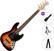 5-snarige basgitaar Fender Squier Affinity Series Jazz Bass V LRL BPG Standard SET 3-Color Sunburst 5-snarige basgitaar