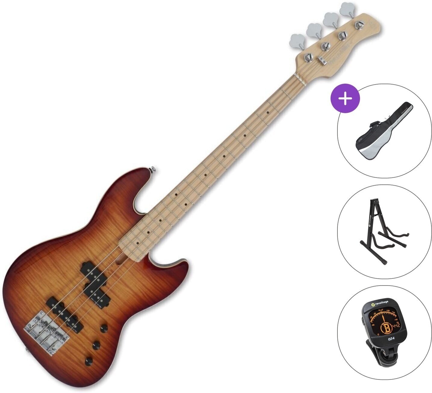 Ηλεκτρική Μπάσο Κιθάρα Sire Marcus Miller U5 Alder-4 Standard SET Tobacco Sunburst Ηλεκτρική Μπάσο Κιθάρα