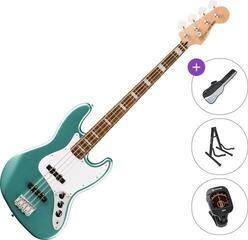 Elektrická baskytara Fender Squier Affinity Series Active Jazz Bass LRL Standard SET Mystic Sea Foam Green Elektrická baskytara