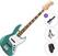 Bas elektryczna Fender Squier Affinity Series Active Jazz Bass LRL Standard SET Mystic Sea Foam Green Bas elektryczna