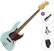 4 stīgu basģitāra Fender Squier Classic Vibe '60s Jazz Bass IL Standard SET Daphne Blue 4 stīgu basģitāra