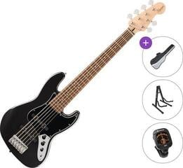 6-strenget basguitar Fender Squier Affinity Series Jazz Bass VI LRL Standard SET Black Metallic 6-strenget basguitar