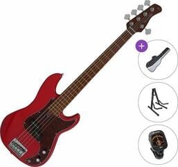 5-strunná baskytara Sire Marcus Miller P5 Alder-5 Standard SET Red 5-strunná baskytara