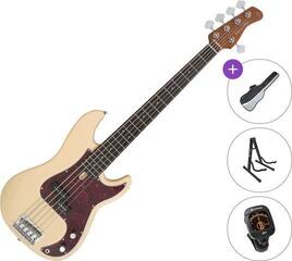 5-string Bassguitar Sire Marcus Miller P5R Alder-5 Standard SET Vintage White 5-string Bassguitar