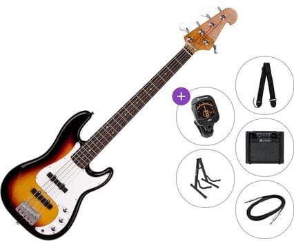 5-saitiger E-Bass, 5-Saiter E-Bass SX SPB62+/5 Premium SET 3-Tone Sunburst 5-saitiger E-Bass, 5-Saiter E-Bass - 1