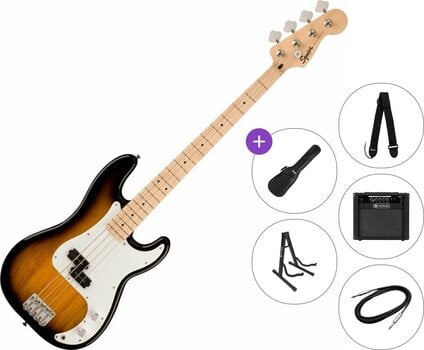 Elektromos basszusgitár Fender Squier Sonic Precision Bass MN Premium SET 2-Color Sunburst Elektromos basszusgitár - 1