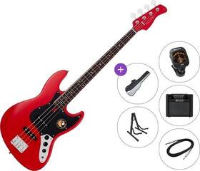 4-string Bassguitar Sire Marcus Miller V3P-4 Premium SET Red Satin 4-string Bassguitar