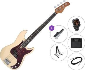Elektrická baskytara Sire Marcus Miller P5R Alder-4 Premium SET Vintage White Elektrická baskytara