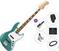 Ηλεκτρική Μπάσο Κιθάρα Fender Squier Affinity Series Active Jazz Bass LRL Premium SET Mystic Sea Foam Green Ηλεκτρική Μπάσο Κιθάρα