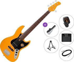 5-keelne basskitarr Sire Marcus Miller V3P-5 Premium SET Orange 5-keelne basskitarr