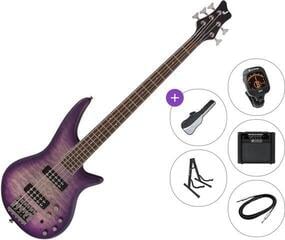 5-strunná baskytara Jackson JS Series Spectra Bass JS3Q V Premium SET Purple Phaze 5-strunná baskytara