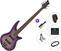 5-strunná baskytara Jackson JS Series Spectra Bass JS3Q V Premium SET Purple Phaze 5-strunná baskytara