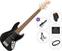 6-strunná baskytara Fender Squier Affinity Series Jazz Bass VI LRL Premium SET Black Metallic 6-strunná baskytara