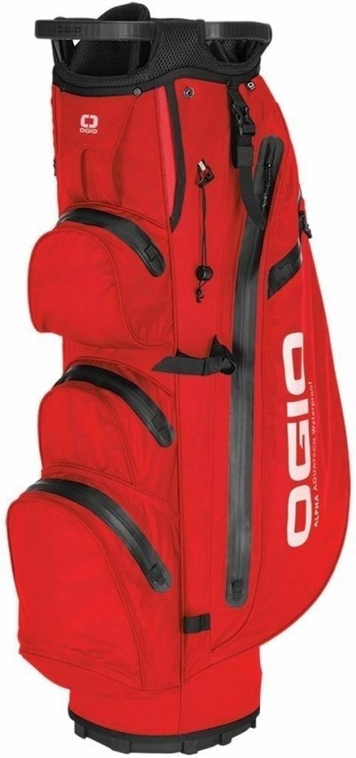 Golflaukku Ogio Alpha Aquatech 514 Hybrid Red Cart Bag 2019