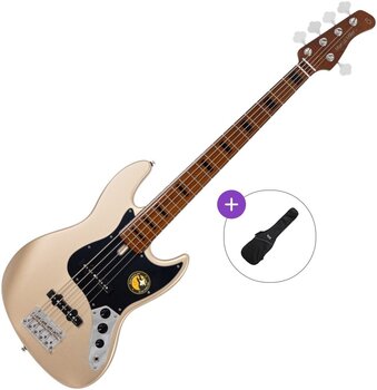 5-strenget basguitar Sire Marcus Miller V5 Alder-5 Basic SET Champagne Gold Metallic 5-strenget basguitar - 1