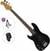 Bajo de 4 cuerdas SX SPJ62 LH Basic SET Black Bajo de 4 cuerdas