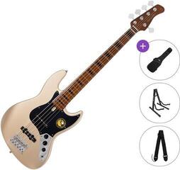 5 strunska bas kitara Sire Marcus Miller V5 Alder-5 Standard SET Champagne Gold Metallic 5 strunska bas kitara