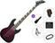 5-strenget basguitar Jackson JS Series Concert Bass JS3VQ AH Premium SET Transparent Red Burst 5-strenget basguitar