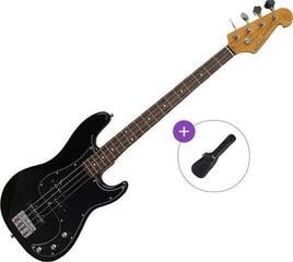 Bajo de 4 cuerdas SX SPJ62+ Basic SET Black Bajo de 4 cuerdas