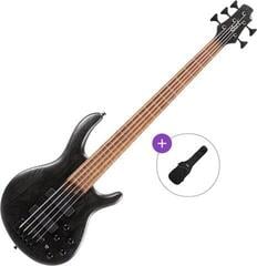 5-strenget basguitar Cort B5 Element Open Pore Basic SET Trans Black 5-strenget basguitar