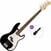 4-strengs bassgitar Fender Squier Sonic Precision Bass LRL Basic SET Black 4-strengs bassgitar