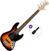 5-snarige basgitaar Fender Squier Affinity Series Jazz Bass V LRL BPG Basic SET 3-Color Sunburst 5-snarige basgitaar