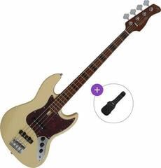 Električna bas gitara Sire Marcus Miller V5 Alder-4 Basic SET Vintage White Električna bas gitara