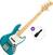 5-strenget basguitar Fender Squier Classic Vibe Active '70s Jazz Bass V MN Basic SET Ocean Turquoise 5-strenget basguitar