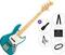 5-strenget basguitar Fender Squier Classic Vibe Active '70s Jazz Bass V MN Premium SET Ocean Turquoise 5-strenget basguitar
