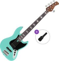 5 žičana bas gitara Sire Marcus Miller V5R Alder-5 Basic SET Mild Green 5 žičana bas gitara