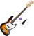 Električna bas kitara Fender Standard Jazz Bass LRL Basic SET 3-Color Sunburst Električna bas kitara