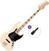 4-strengs bassgitar Fender Squier Affinity Series Active Jazz Bass MN Basic SET Olympic White 4-strengs bassgitar