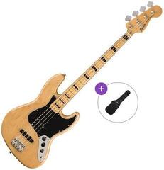 Elektrická baskytara Fender Squier Classic Vibe '70s Jazz Bass MN Basic SET Natural Elektrická baskytara