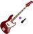 Električna bas kitara Fender Squier FSR Classic Vibe Active '70s Jazz Bass LRL Basic SET Candy Apple Red Električna bas kitara
