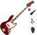 Električna bas kitara Fender Squier FSR Classic Vibe Active '70s Jazz Bass LRL Standard SET Candy Apple Red Električna bas kitara