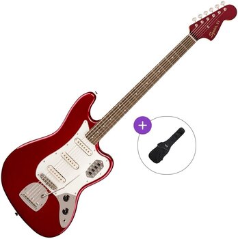 6 strunska bas kitara Fender Squier FSR Classic Vibe Bass VI LRL Basic SET Candy Apple Red 6 strunska bas kitara - 1