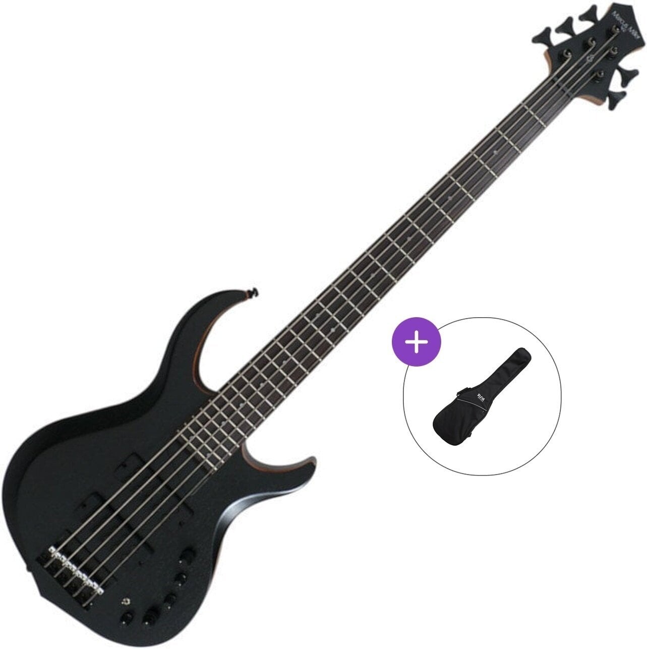 5-snarige basgitaar Sire Marcus Miller M2-5 2nd Gen Basic SET Transparent Black 5-snarige basgitaar