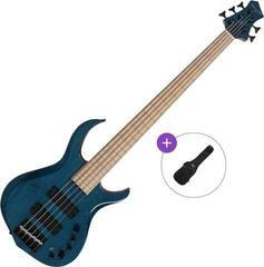5-snarige basgitaar Sire Marcus Miller M2-5 2nd Gen Basic SET Transparent Blue 5-snarige basgitaar