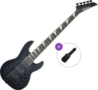5 žičana bas gitara Jackson JS Series Concert Bass JS3VQ AH Basic SET Transparent Black Sunburst 5 žičana bas gitara - 1