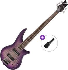5-струнна бас китара Jackson JS Series Spectra Bass JS3Q V Basic SET Purple Phaze 5-струнна бас китара