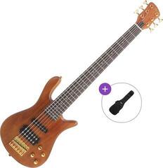 6-string Bassguitar SX SWB1/6 Basic SET Natural 6-string Bassguitar