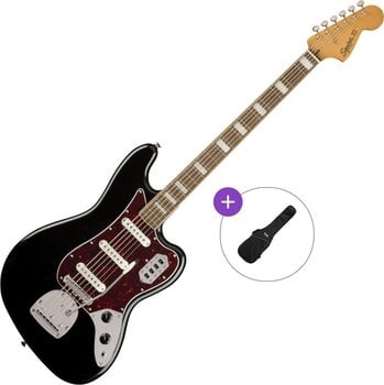 6-strengs bassgitar Fender Squier Classic Vibe Bass VI IL Basic SET Black 6-strengs bassgitar - 1