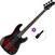 Električna bas gitara ESP LTD SURVEYOR-204DX Basic SET Red Burst Električna bas gitara