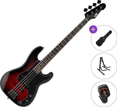 Električna bas kitara ESP LTD SURVEYOR-204DX Standard SET Red Burst Električna bas kitara - 1