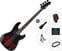 Električna bas kitara ESP LTD SURVEYOR-204DX Premium SET Red Burst Električna bas kitara