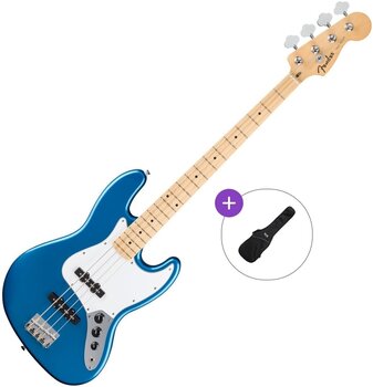 Električna bas kitara Fender Standard Jazz Bass MN Basic SET Aqua Marine Metallic Električna bas kitara - 1