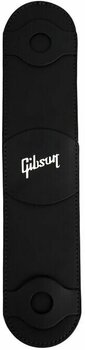 Gitaarriem Gibson Leather Shoulder Pad Gitaarriem Zwart - 1